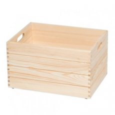 Box hout 30x20x14cm afgeronde hoeken