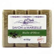 Stukzeep marseille 4x100g olive