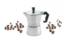 Koffiemaker espresso aluminium voor 1 tas