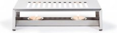 Warmhouder 26.4x14.9x7cm rvs