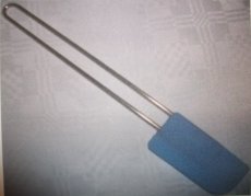 LAU38522 Flessenlekker silicone met inox steel 22cm