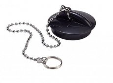 Gootsteenstop met ketting 4.5x6cm