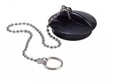 Gootsteenstop met ketting 4.5x6cm