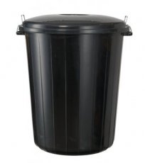 MAXUP043LW Afvalbak 50l met klips 40xh39cm