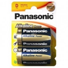 Batterijen D Panasonic R20 per 2